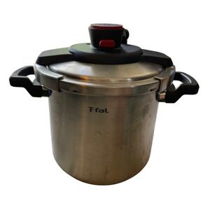 T-fal Pressure Cooker 8QT 7.6L Stainless Steel Induction Gas Electric Ceramic